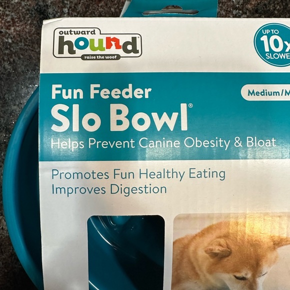 NWT Outward Hound Slow Feeder Bowl - Picture 2 of 7